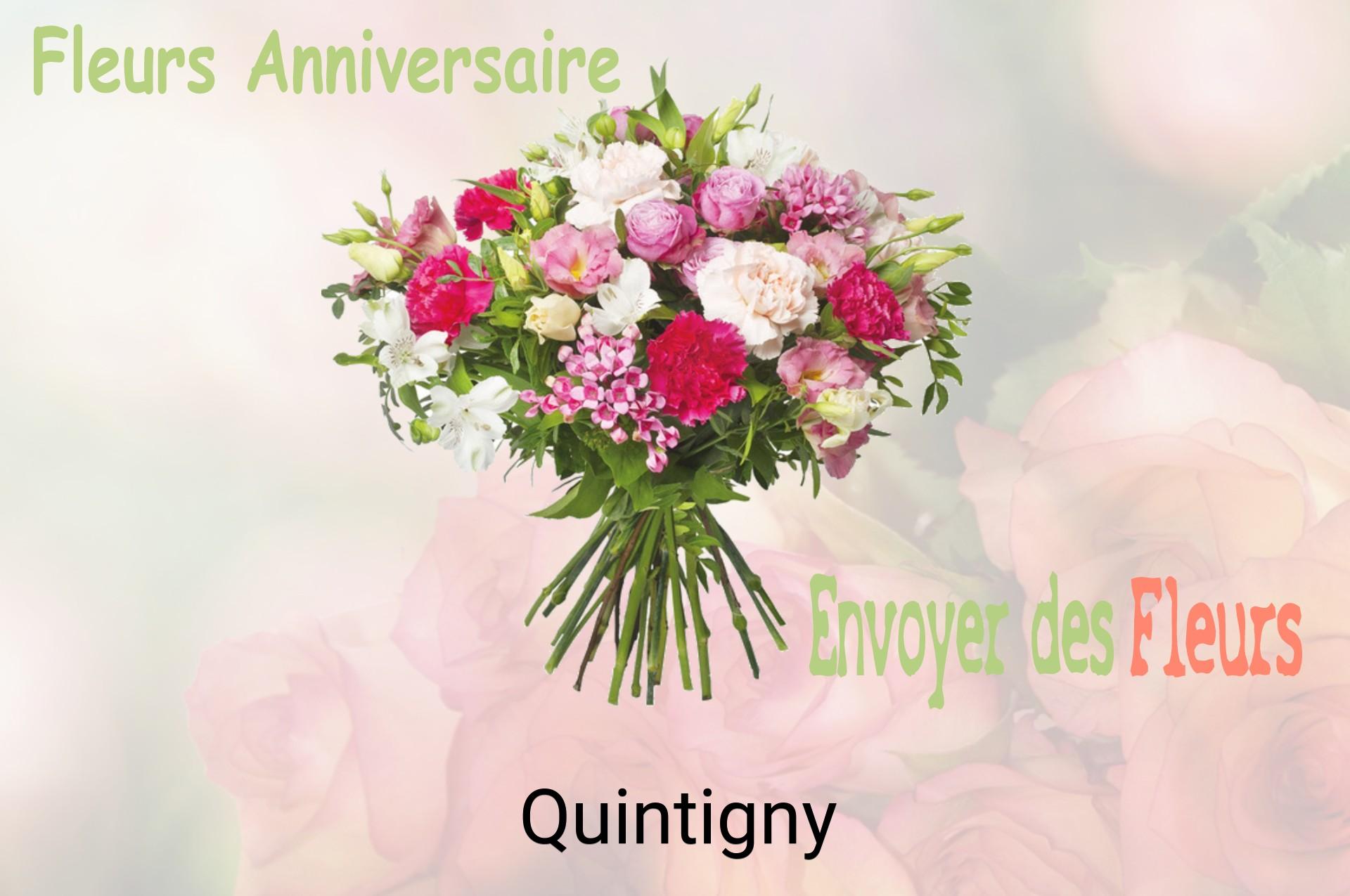 Bouquet de fleurs d’anniversaire livré à Quintigny