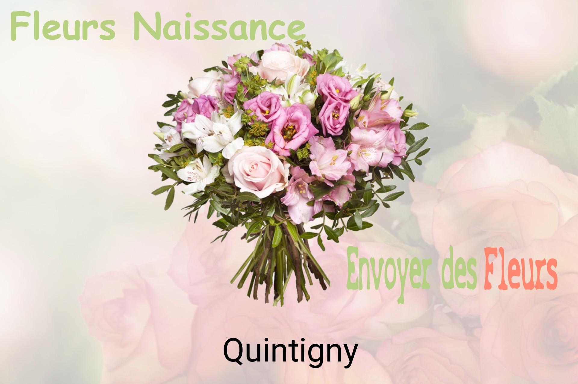 Bouquet de fleurs de naissance livré à Quintigny